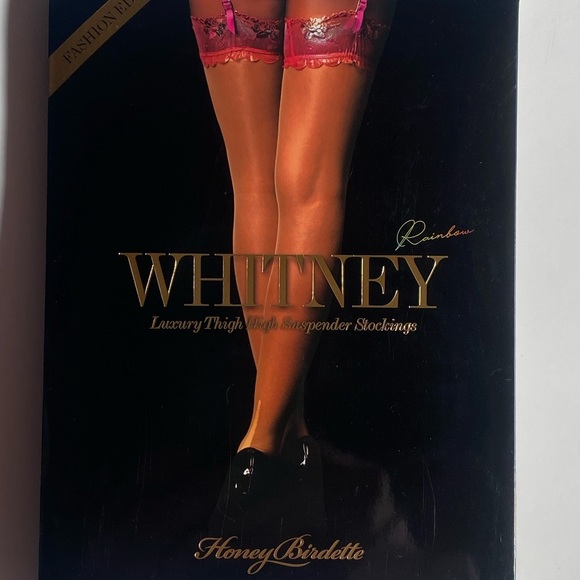 Honey Birdette Whiney Rainbow 3 piece set with stockings - Picture 8 of 9